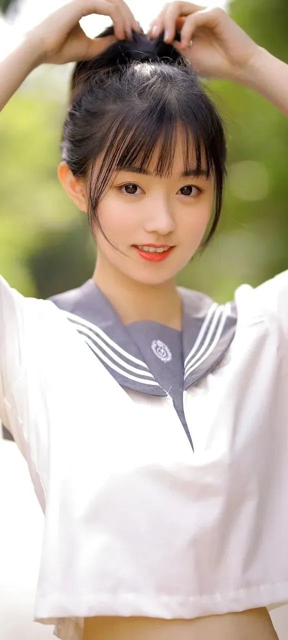 校园美女 学妹JK装唯美清纯壁纸