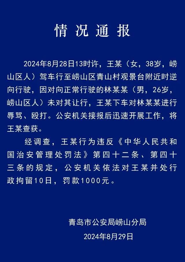 “打你咋了？”青岛路虎女逆行殴打退伍军人被拘10日，身份曝光网友怒了  第8张