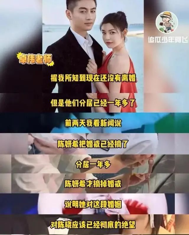 卓伟曝陈妍希婚变内幕：男方不要孩子原因炸裂，陈妍希曾多次求和  第3张