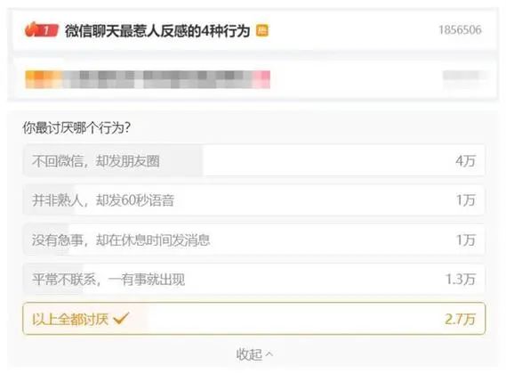 那些微信中惹人反感的行为