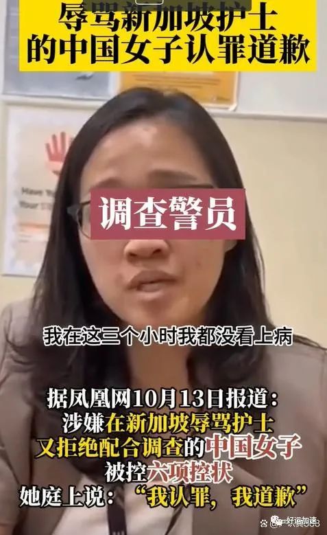 “辱骂新加坡护士事件：女子面对六项控状”