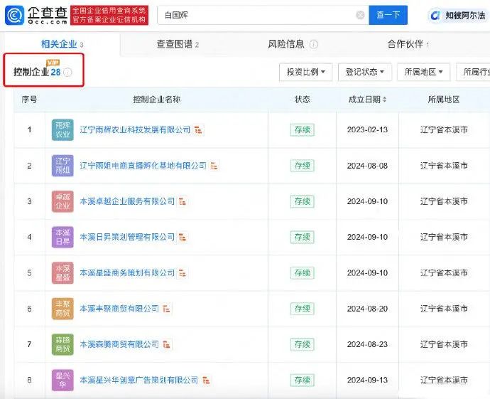 东北雨姐沦为全网笑柄！还牵扯张作霖，曝其花2000万成立孵化公司  第5张