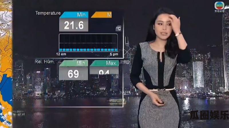 TVB新闻女神突发胸前下身痒痒，表情尴尬难掩  第2张